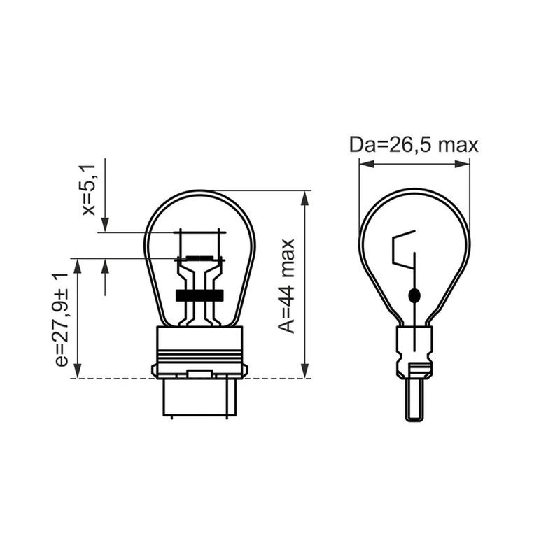 Bosch Sidelight Parking Light Bulb WX2.5x16q 12V fits Dodge Durango 2011 on