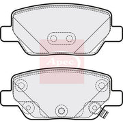 Apec Front & Rear Pads fits Fiat Tipo 2015-2020 1.4 1.6