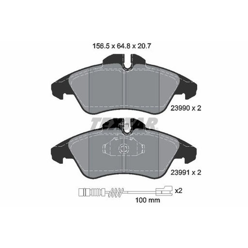 Textar Front Brake Pad Set 2399002