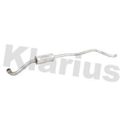 Klarius Box With Centre Pipe Centre fits Ford Fiesta VII 2017-2020 1.0