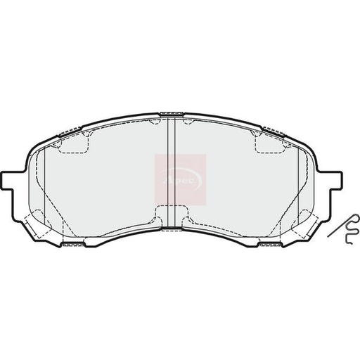 Apec Front Brake Pad Set PAD1644