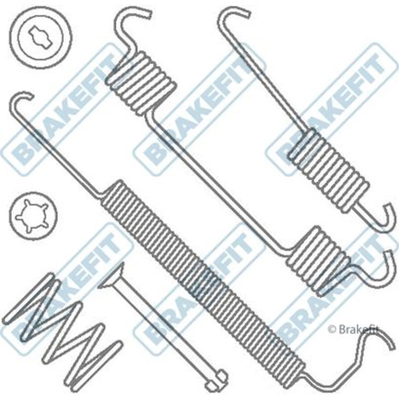 Apec Brake Shoe Accessory Kit Rear BKT2038