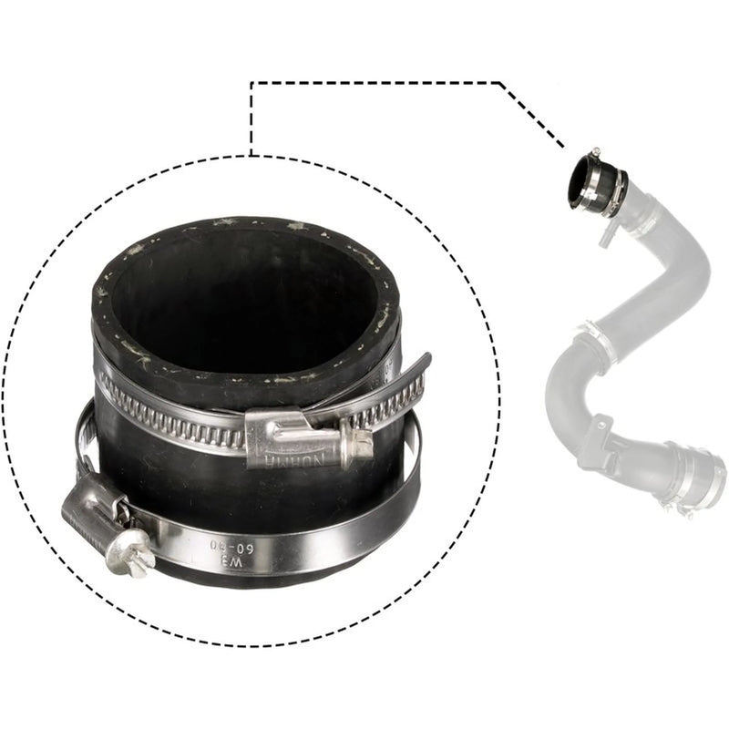 Gates Intercooler Turbo Charge Air Hose 60mm fits Ford Usa Edge 2014-2015 2.0