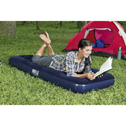Bestway Inflatable Single Air Bed Premium Quality Flocked Blow Up Mattress Bestway  - Dynamic Drive