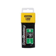 Stanley® Hand Tools TRA708T Heavy-Duty Staples 12mm (Pack 1000) STANLEY® Hand Tools - Dynamic Drive