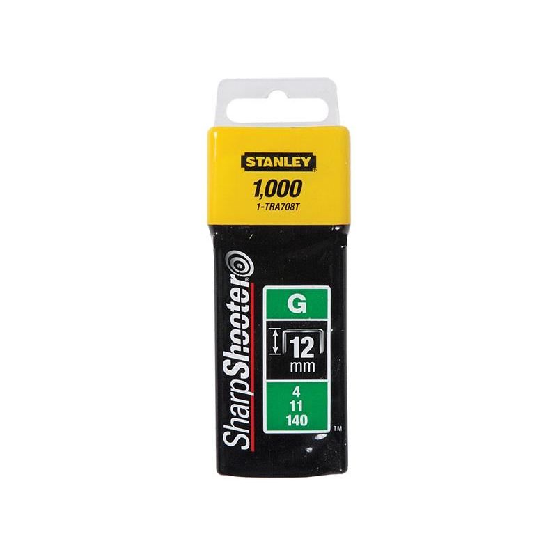 Stanley® Hand Tools TRA708T Heavy-Duty Staples 12mm (Pack 1000) STANLEY® Hand Tools - Dynamic Drive