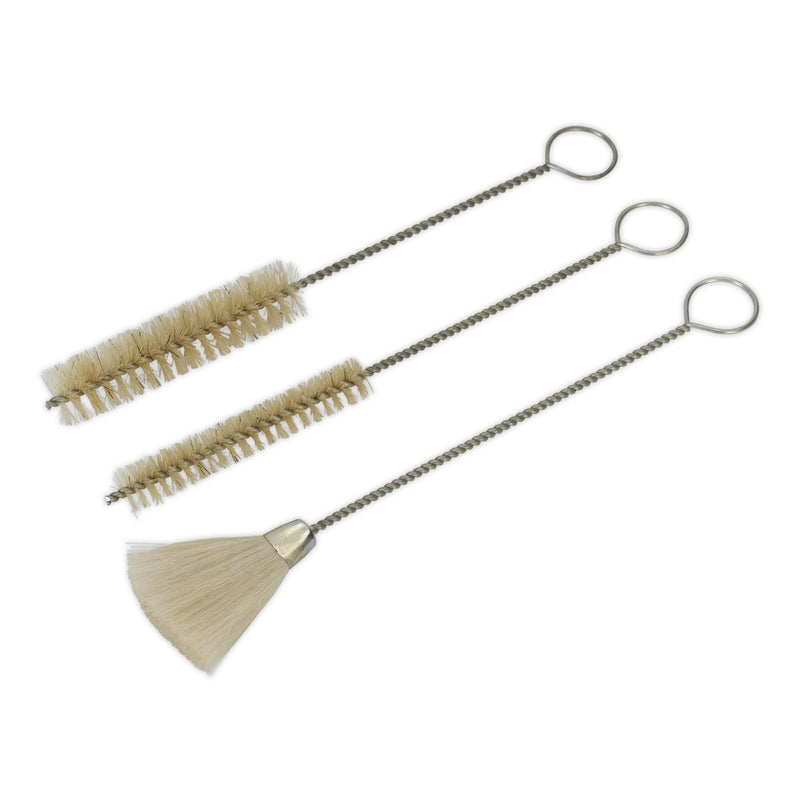 Sealey Spray Gun Cleaning Brush Set 3pc BSGC/3 Sealey - Dynamic Drive