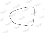 Summit Stick-On Standard Mirror Glass fits Fiat Tipo 16 to 17 LHS Summit - Bars 4 Cars