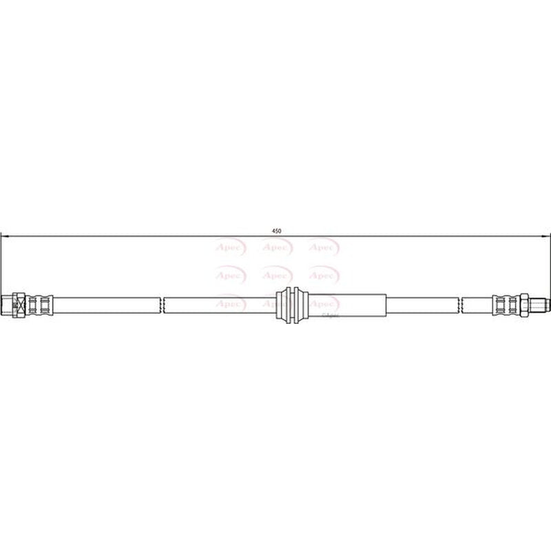 Apec Brake Hydraulic Hose Line