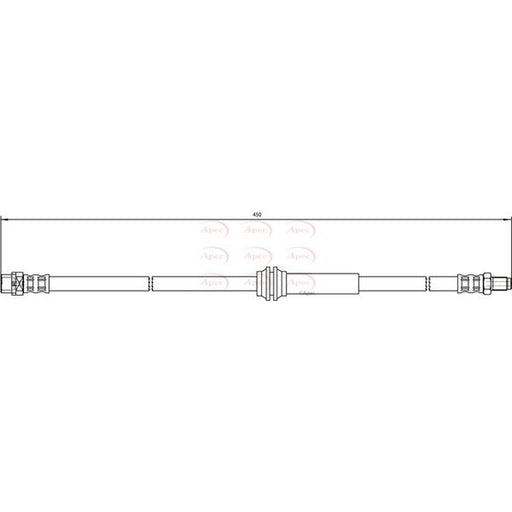 Apec Brake Hydraulic Hose Line