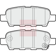 Apec Front & Rear Brake Discs & Pads fits Nissan Pulsar 2014 on 1.2 1.5