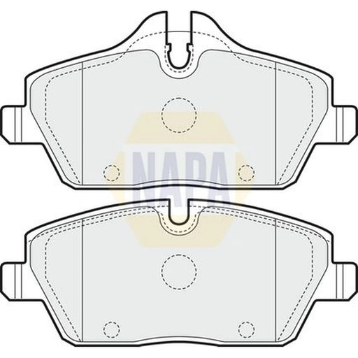 NAPA Front Brake Pad Set NBP1881