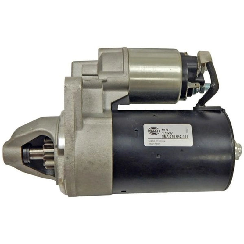 Hella Starter Motor 12V 1.1kW 9 Teeth 8EA 015 642-111