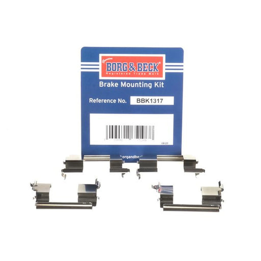 Borg & Beck Brake Pad Accessory Fitting Kit Front BBK1317
