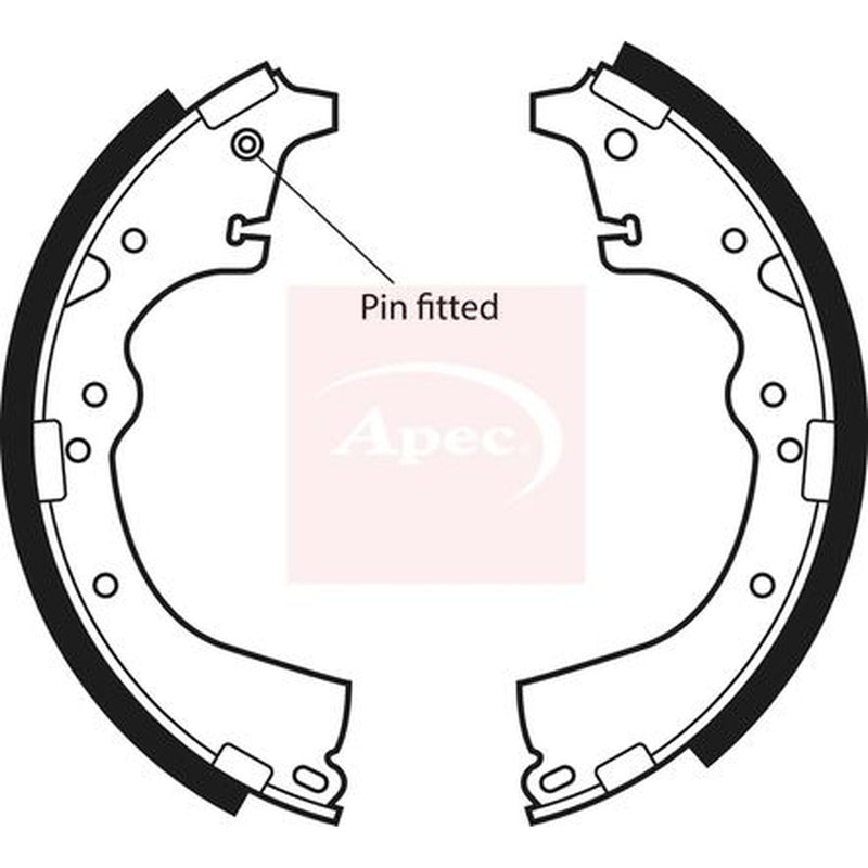 Apec Brake Shoe Set Axle Kit fits Toyota Crown 1980-1983 2.8