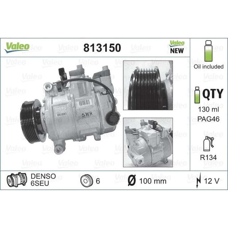 Valeo Air Conditioning Compressor 813150