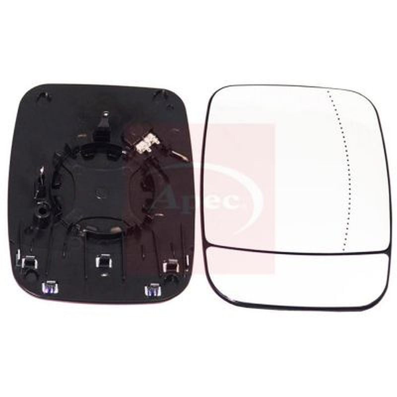Apec Exterior Wing Mirror Glass Right fits Fiat Talento 2016 on 1.6
