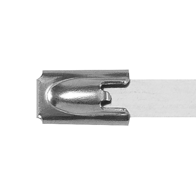 Sealey Stainless Steel Cable Tie 200mm x 4.6mm - Pack of 100 CTSS200 Sealey - Dynamic Drive