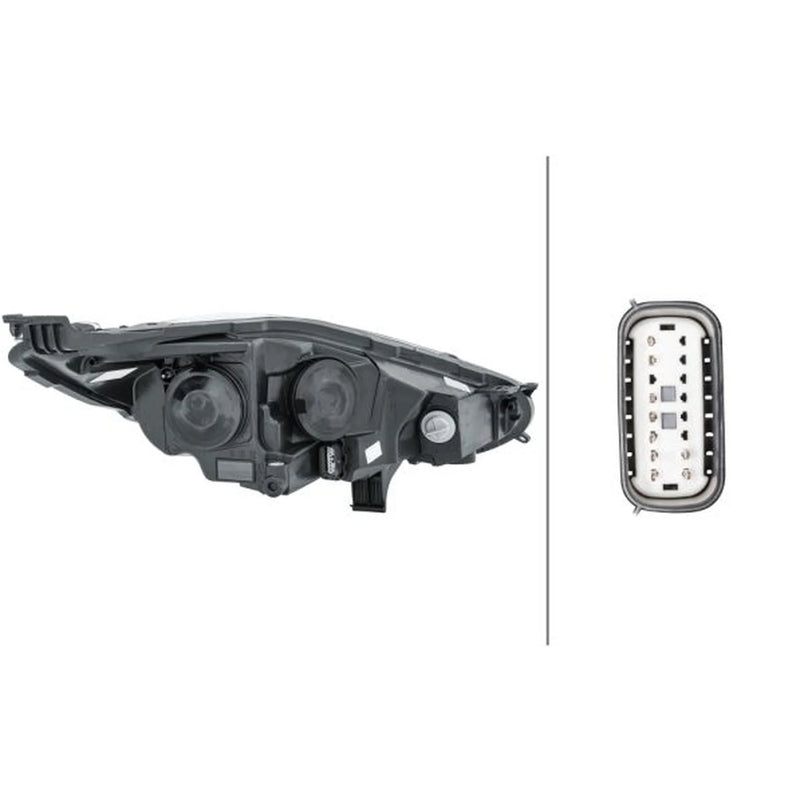 Hella Headlight Headlamp PY21W Left fits Ford Fiesta VI 2008-2017