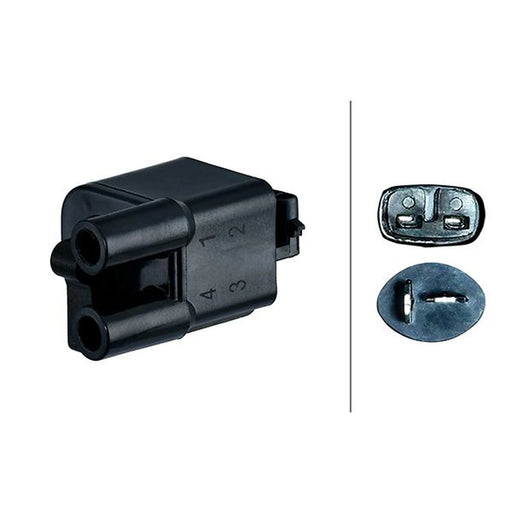 Hella Ignition Coil Pack fits Hyundai Amica / Atoz 1998-2010 1.0 1.1