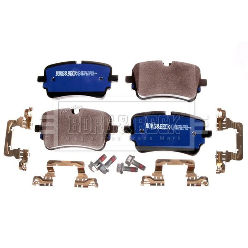 Borg & Beck Front & Rear Brake Discs & Pads fits VW Touareg 2020 on 3.0