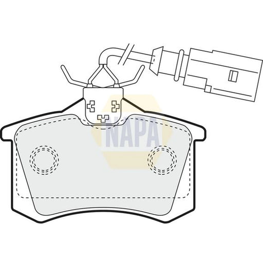 NAPA Rear Brake Pad Set NBP1401