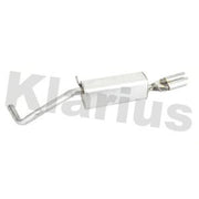 Klarius Box With Tail Pipe Rear fits Seat Ibiza 2010-2012 1.2