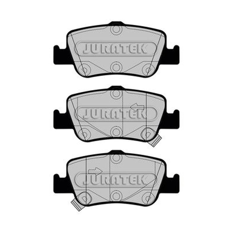 Juratek Front & Rear Brake Discs & Pads fits Toyota Auris 2012-2018 1.8