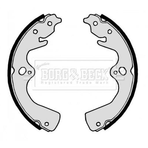 Borg & Beck Brake Shoe Set Axle Kit BBS6312