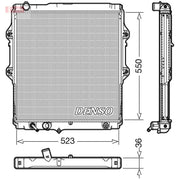Denso Engine Radiator DRM50084