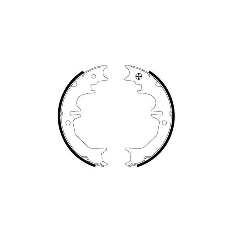 Mintex Parking Brake Shoe Set fits Toyota Fj Cruiser 2005-2018 4.0