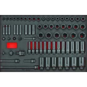 Teng Tools 3/8" & 1/2" Impact Socket Set FOAM4X4 73 Pieces Teng Tools - Dynamic Drive