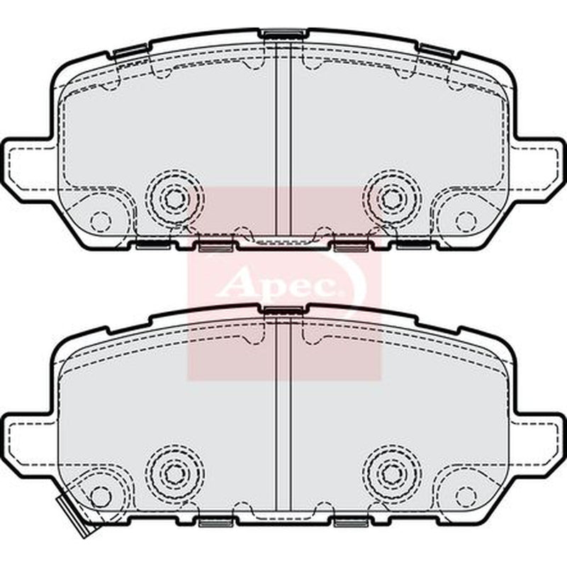 Apec Rear Brake Pad Set fits Honda E:NY1 2023 on