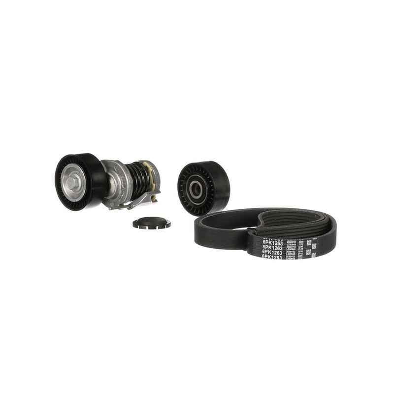 Gates V-Ribbed Belt Set fits Audi A4 Allroad B8 2009-2016 2.0