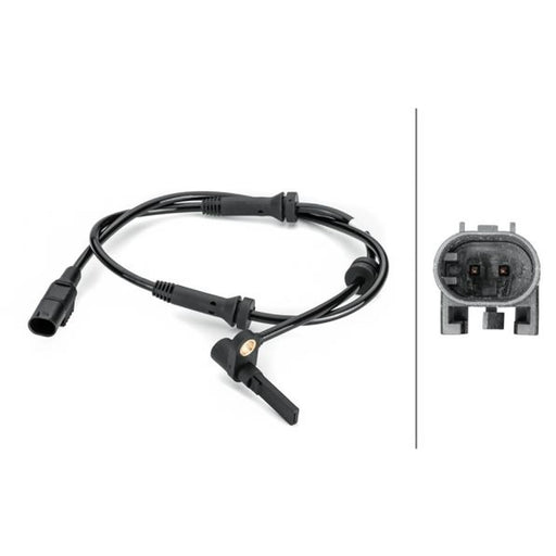 Hella ABS Wheel Speed Sensor Front Right fits Fiat Punto 1999-2012