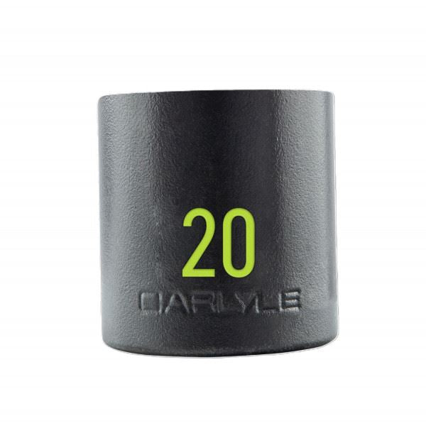 Carlyle Tools 1/2In Drive 20mm 6 Pt Stubby Impact Socket - image 1