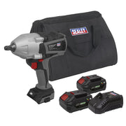Premier SV20 Series Cordless Impact Wrench Kit 20V 4Ah - 2 Batteries Sealey Premier - Dynamic Drive