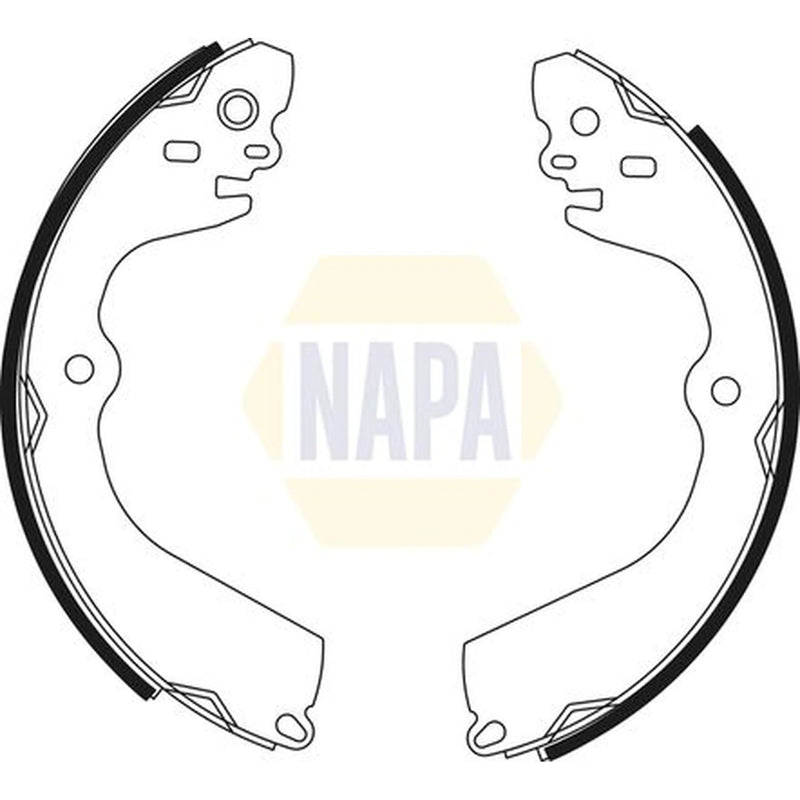 NAPA Brake Shoe Set Axle Kit NBS1079