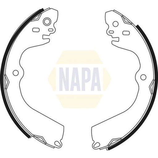 NAPA Brake Shoe Set Axle Kit NBS1079