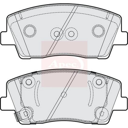 Apec Front Brake Pad Set PAD2264