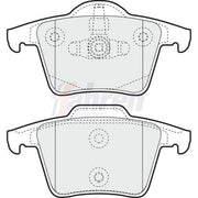 Fahren Front & Rear Pads fits Volvo XC90 I 2002-2014 2.5 3.2