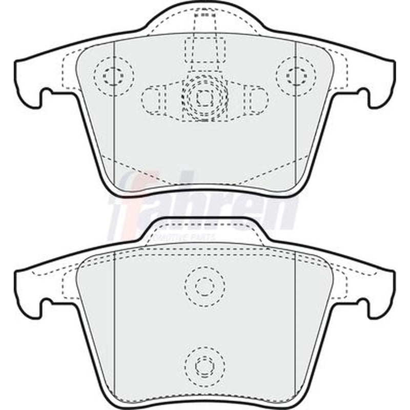 Fahren Front & Rear Pads fits Volvo XC90 I 2002-2014 2.5 3.2