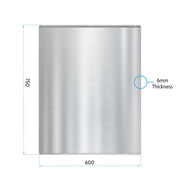 Baridi Splashback for Cooker Hoods 60 x 75cm - Stainless Steel DH193 Baridi - Dynamic Drive