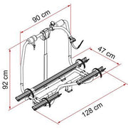 Fiamma Caravan Active A Frame 2 3 Carry Bike Bicycle Cycle Rack Carrier Fiamma  - Dynamic Drive