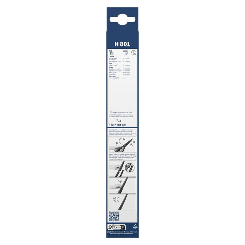 Bosch Conventional Wiper Blade 260mm — H801 fits Chevrolet Aveo 2011-2015