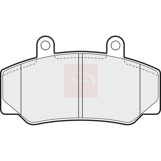 Apec Front Brake Pad Set PAD645