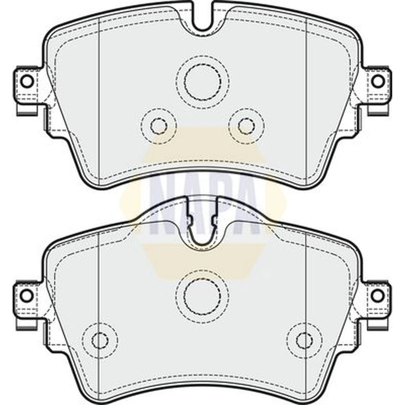 NAPA Front Brake Pad Set fits BMW 2 Active Tourer 2013-2021