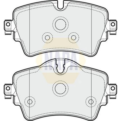 NAPA Front Brake Pad Set fits BMW 2 Active Tourer 2013-2021