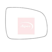 Apec Exterior Wing Mirror Glass Right fits Nissan Note 2006-2012 1.4 1.5 1.6