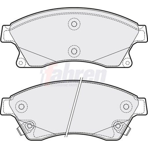 Fahren Front Brake Pad Set FBP3267